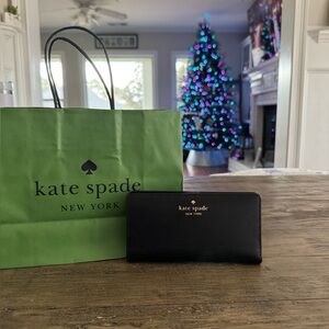 Kate Spade Midnight Black Clutch